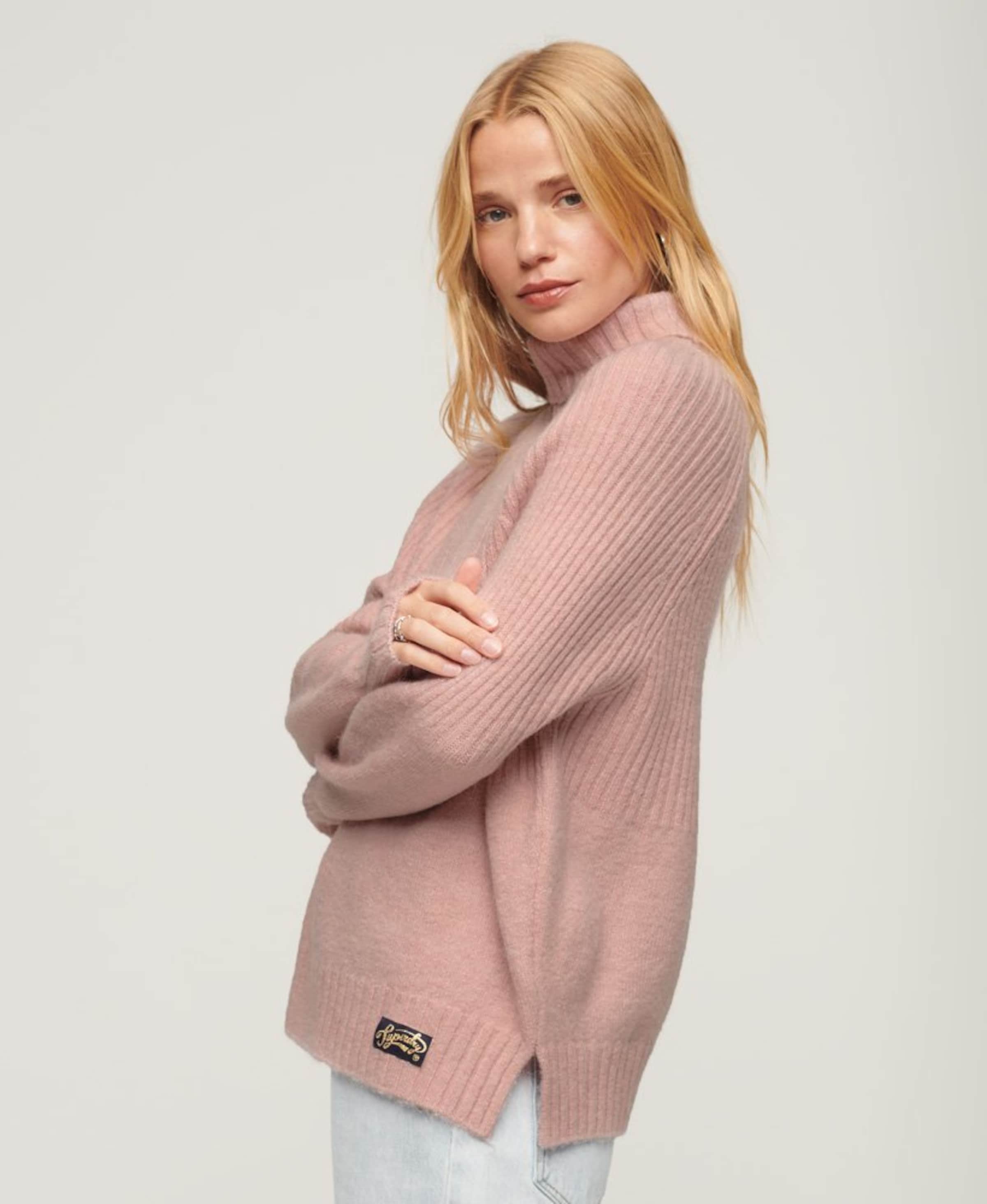 Superdry Trui in Pastelroze ABOUT YOU