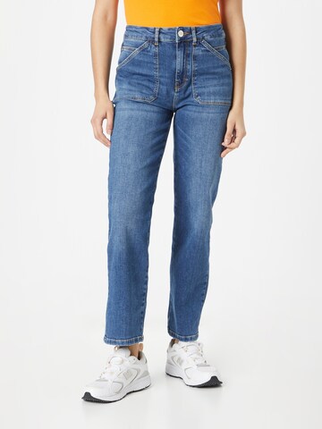 Goldgarn regular Jeans i blå: forside