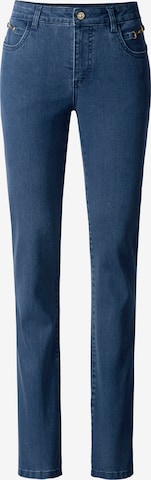 heine Slimfit Jeans in Blauw: voorkant