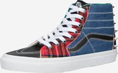 VANS Visoke tenisice 'SK8-Hi' u plavi traper / siva / miks boja / crvena, Pregled proizvoda