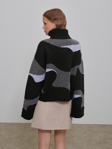 florence by mills exclusive for ABOUT YOU Sweater 'Toasted Marshmallow' in Black