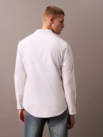 Calvin Klein Jeans Regular fit Риза 'CLASSIC' в бяло