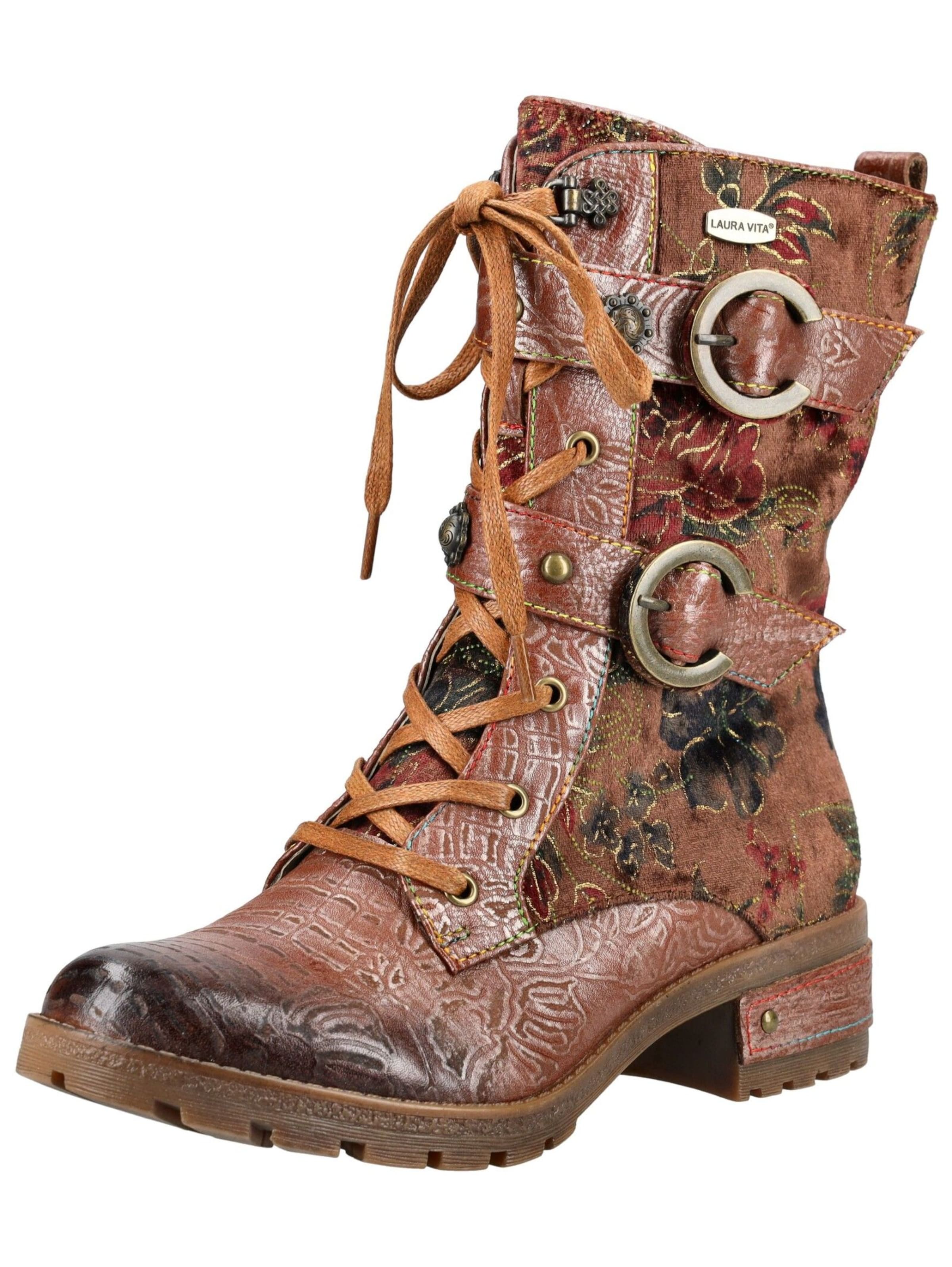 Laura Vita Veterlaarzen in Bruin: voorkant