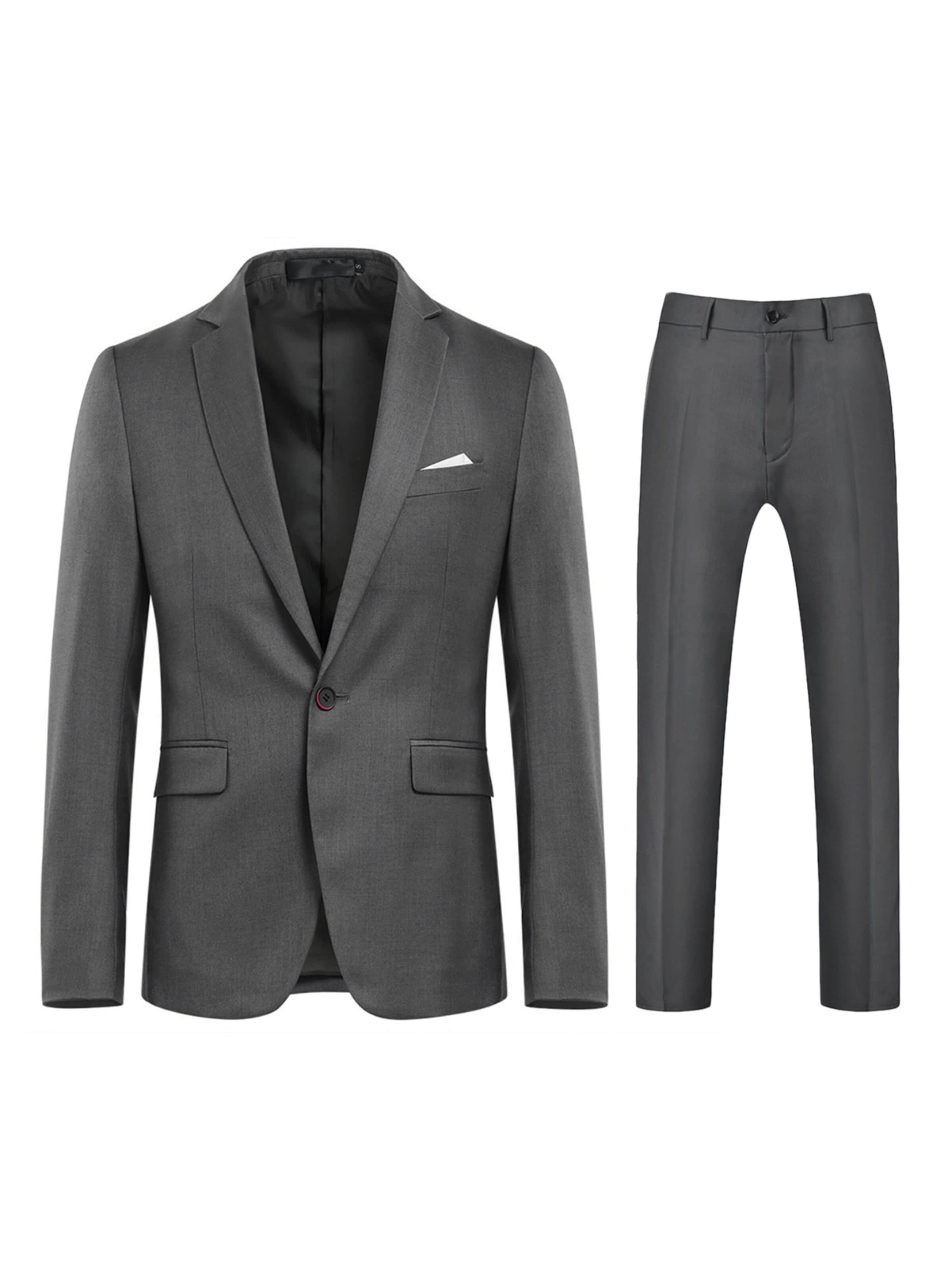 YOUTHUP Suit 'Kavalier' in Grey: front