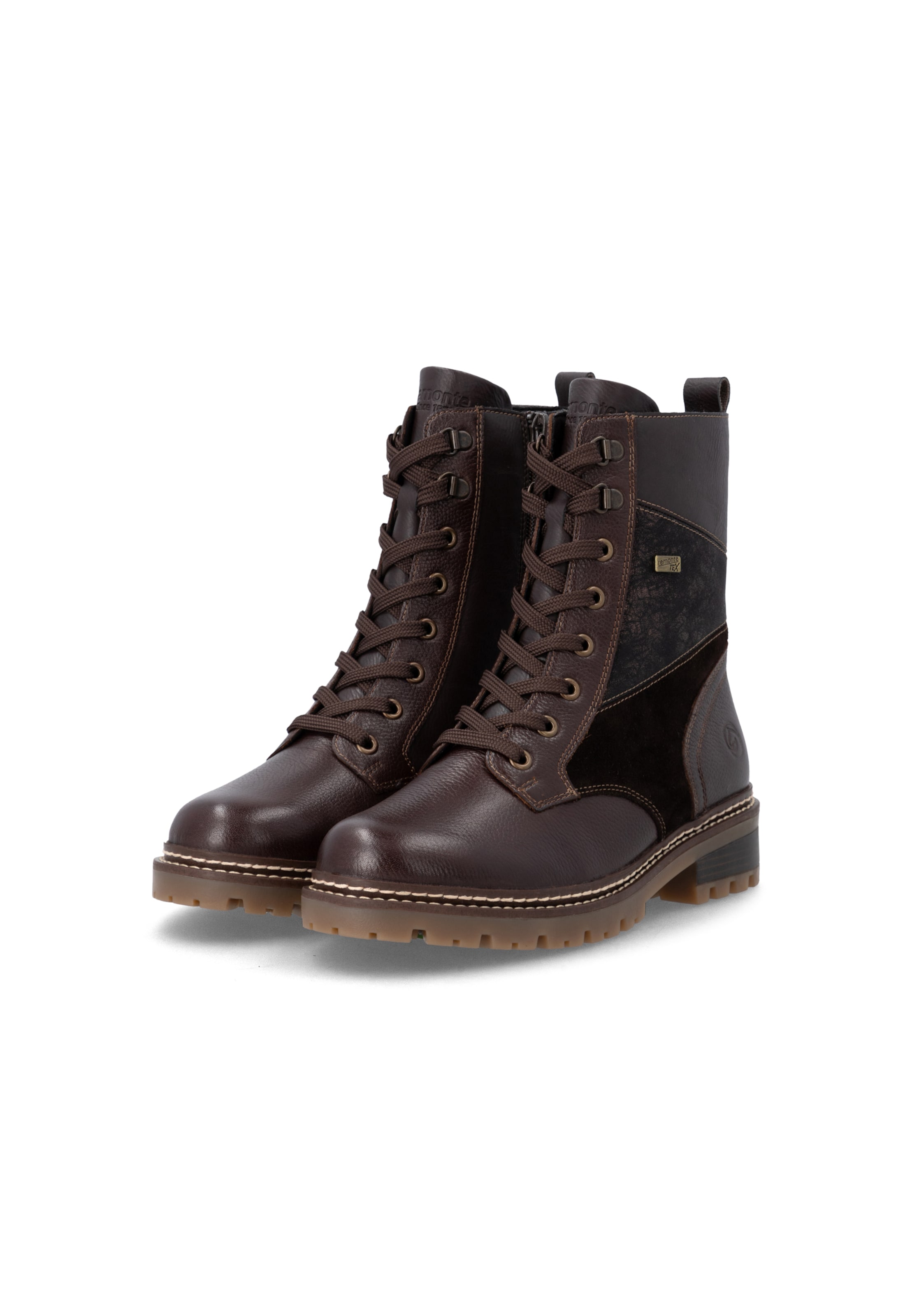 Bottines à lacets ' D0B84 ' REMONTE en marron