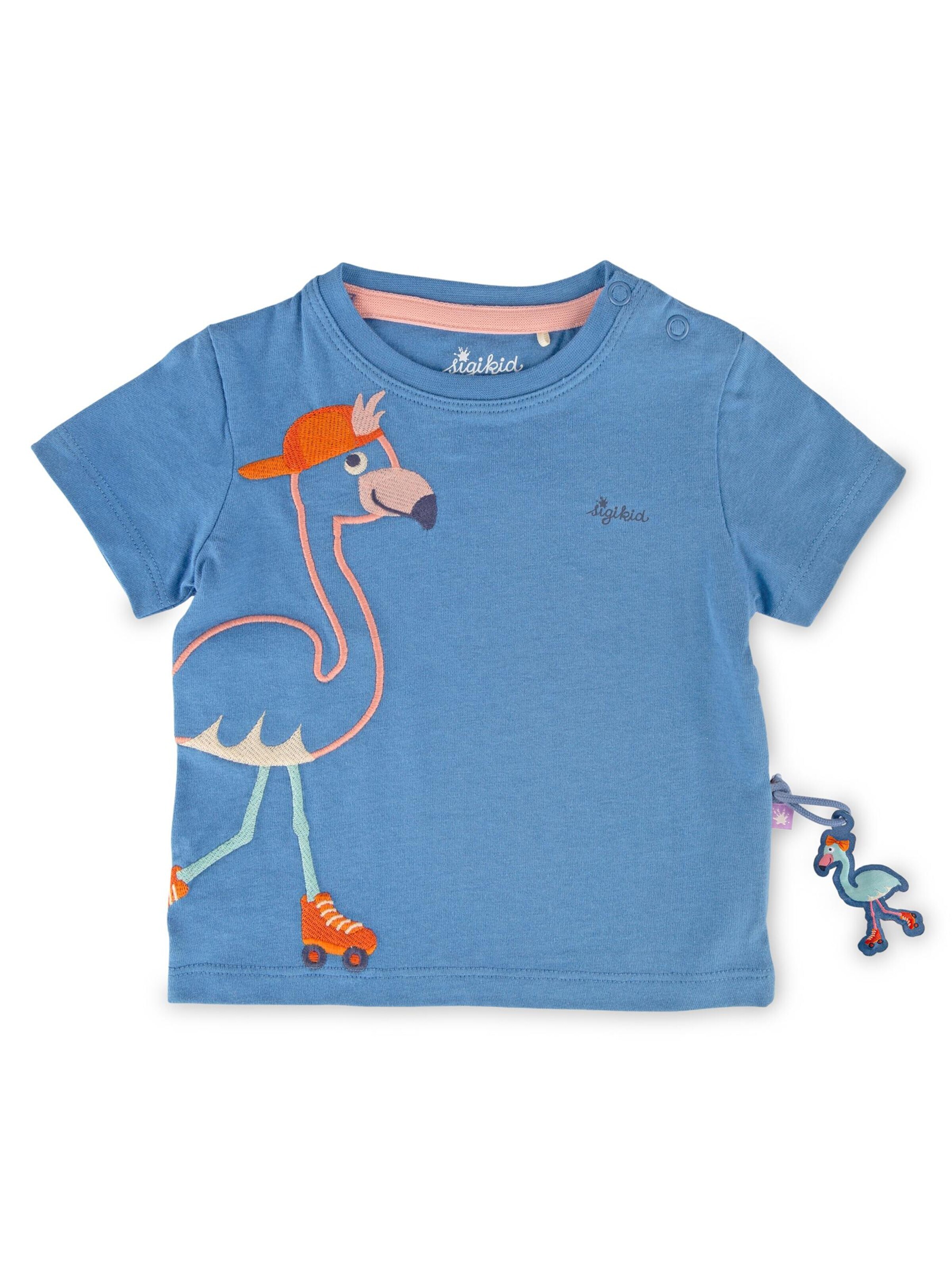 SIGIKID Shirt 'T-Shirt Wild Flamingo' in 62/Regular in Blue, Item view