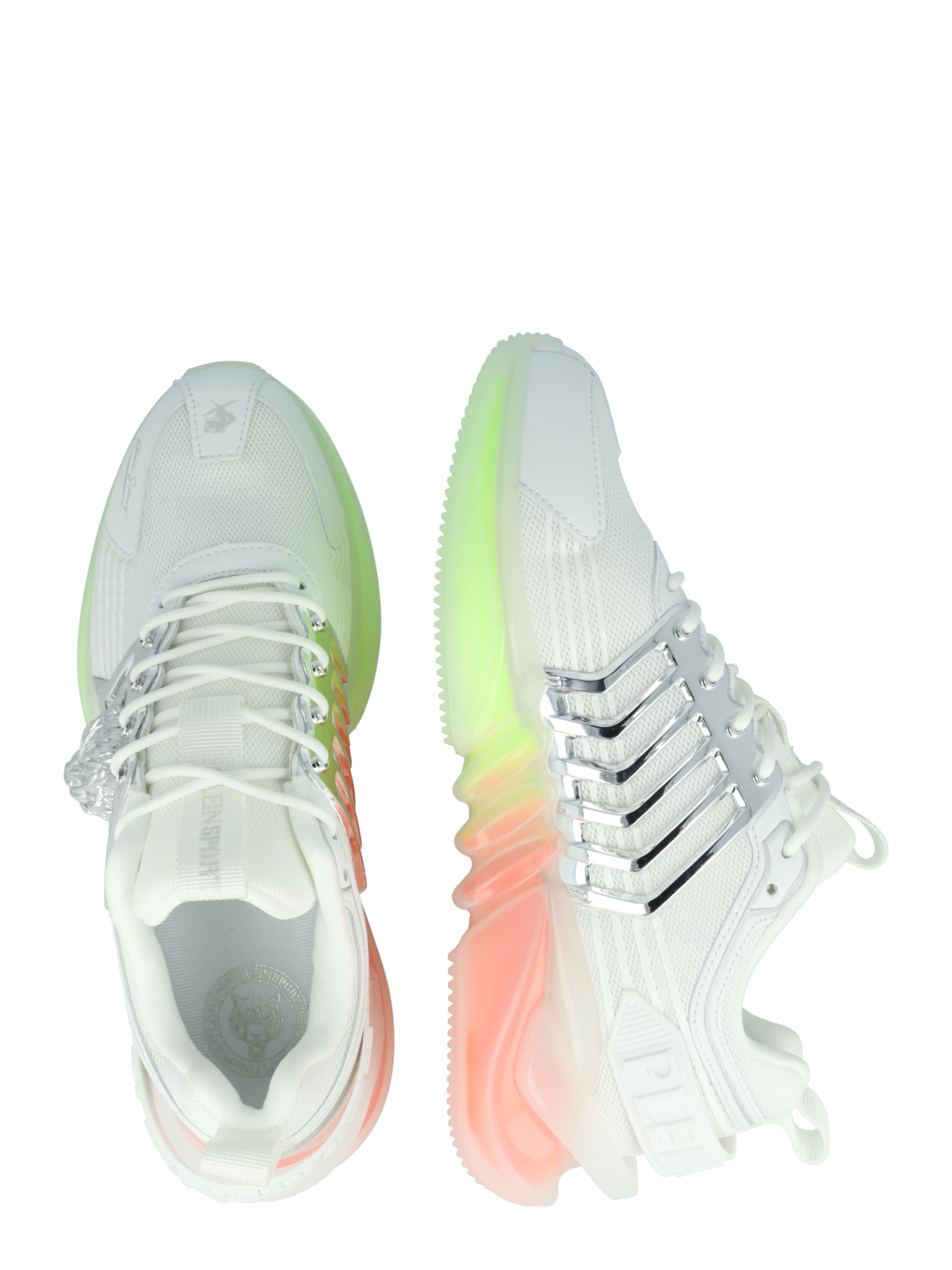 Sneaker bassa 'Runner Tiger' di Plein Sport in bianco