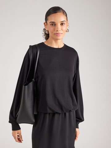 MSCH COPENHAGEN - Camiseta 'Balina Belle' en negro: frente