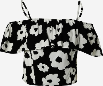 Top 'Jolin' di Guido Maria Kretschmer Women in nero: frontale