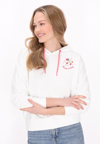 MYMO - Sudadera 'Back To School' en blanco: frente