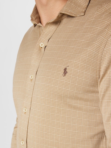 Polo Ralph Lauren Regular Fit Hemd in Beige