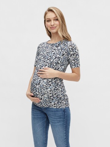 MAMALICIOUS T-Shirt 'Calla' in Blau: predná strana