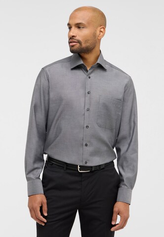 ETERNA Comfort fit Button Up Shirt in Grey: front