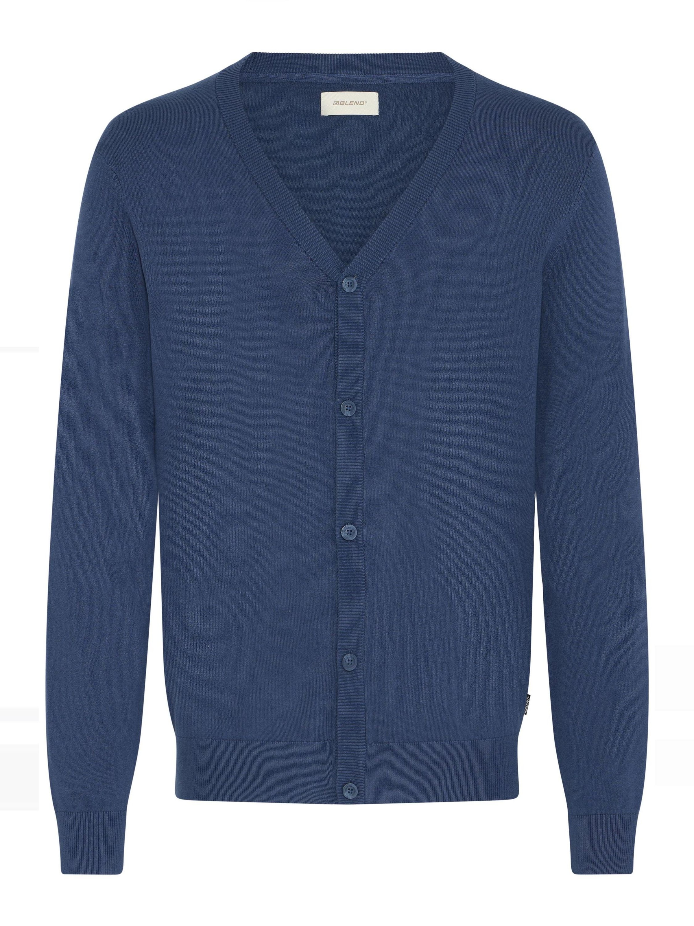 BLEND - Casaco de malha 'BHDAN' em azul: frente