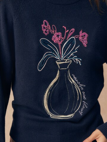 Next Sweter w kolorze niebieski