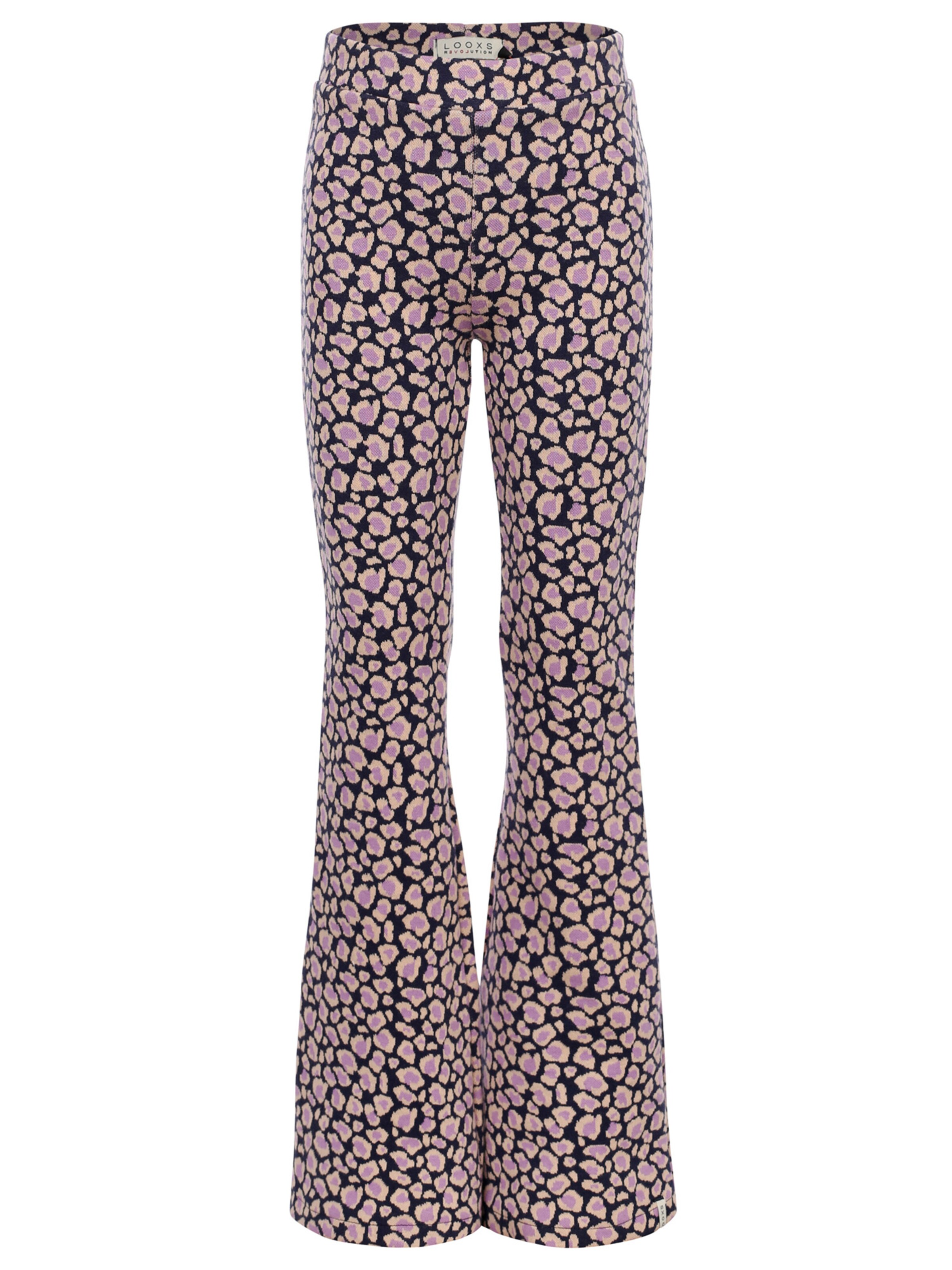 Looxs Revolution Flared Broek in Lila: voorkant