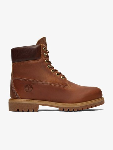 TIMBERLAND - Botas com atacadores 'Premium' em castanho