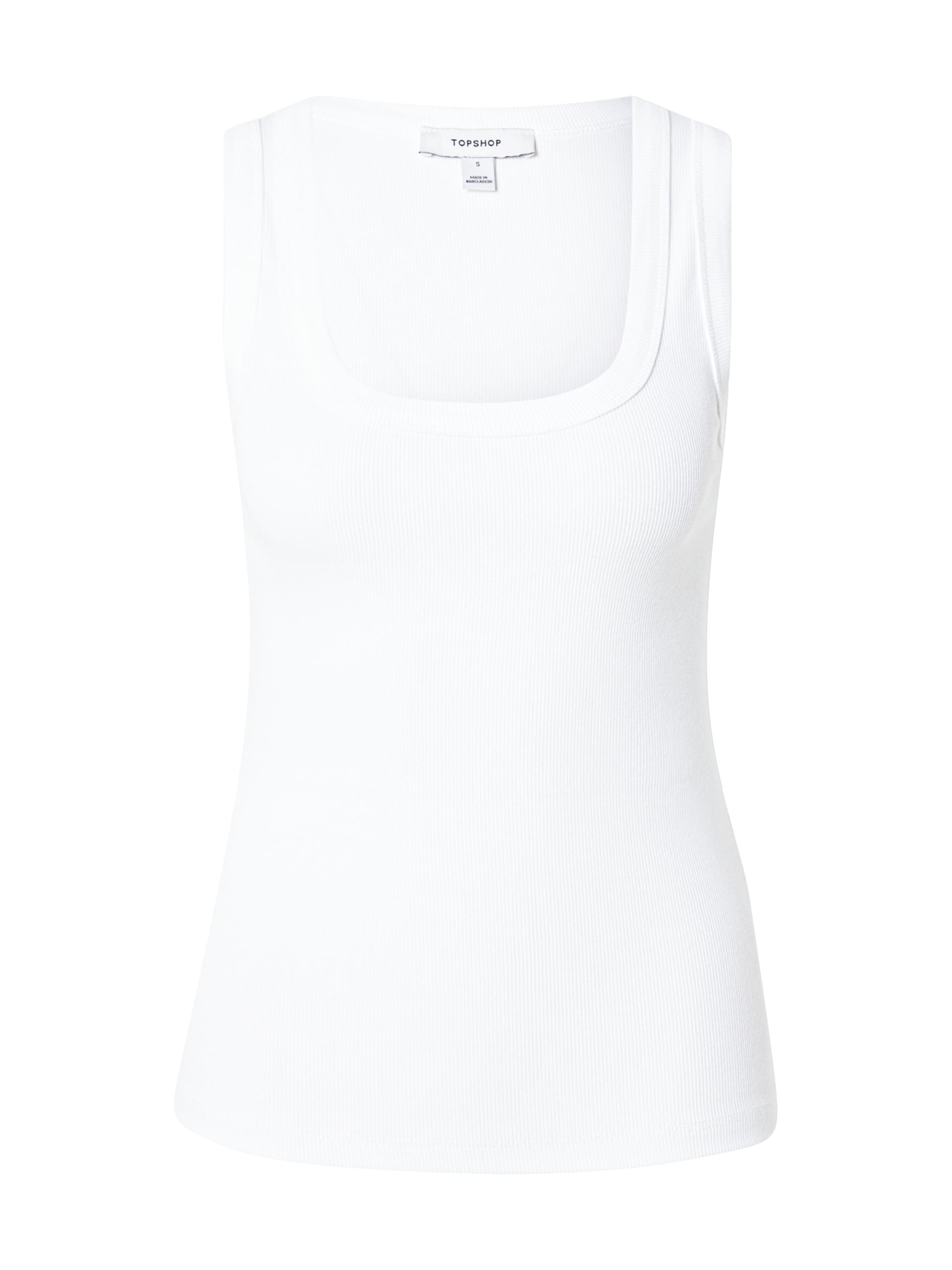 TOPSHOP Top 'HONEY' – bílá: přední strana