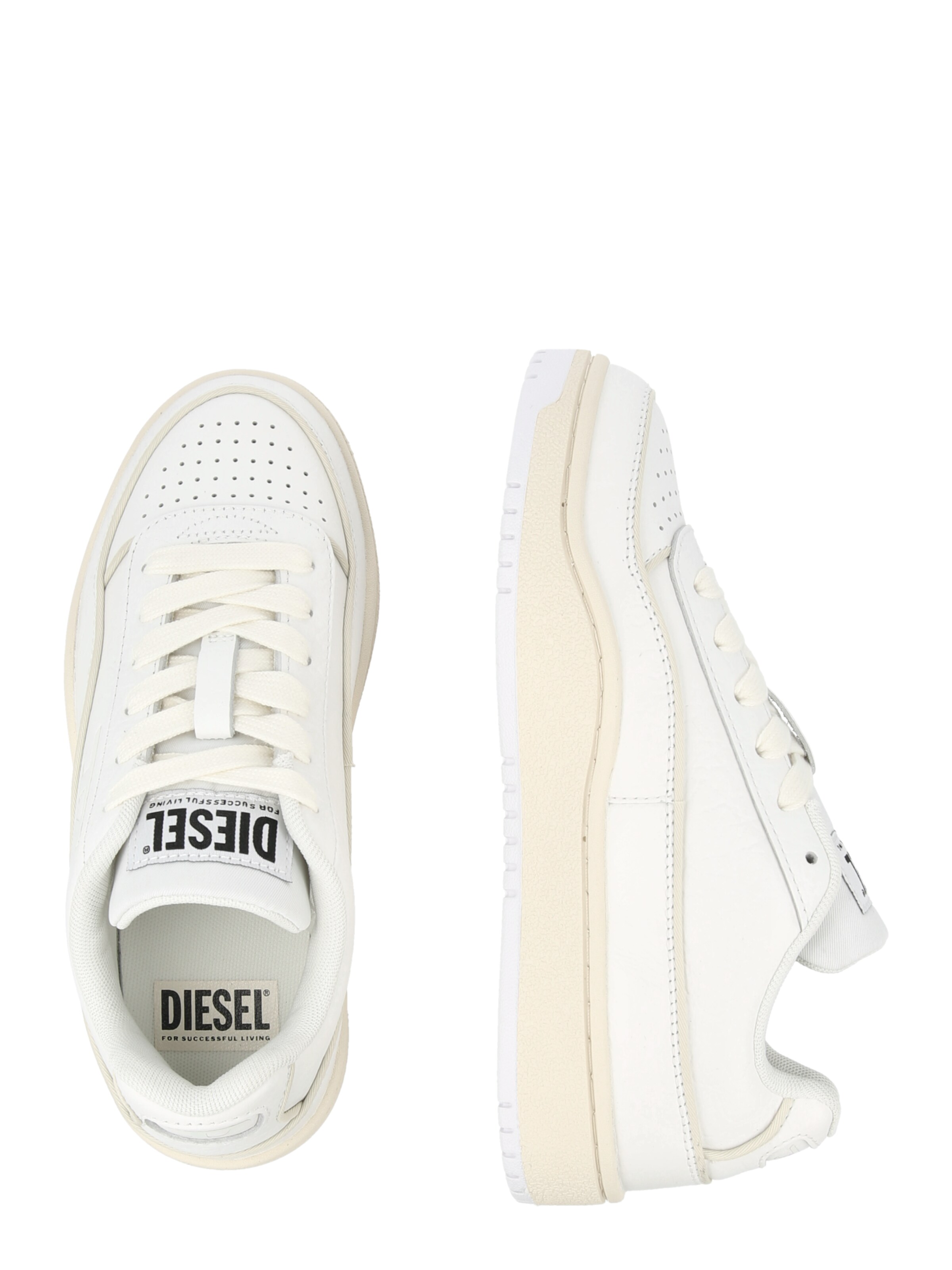 balts DIESEL Zemie brīvā laika apavi 'TRACKER'