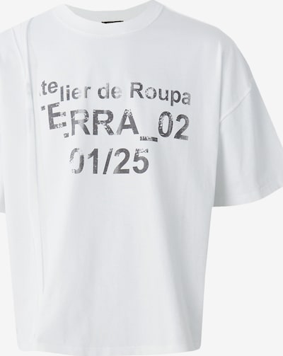 Marškinėliai 'SPLIT' iš Atelier de roupa, spalva – purvo spalva / balta, Prekių apžvalga