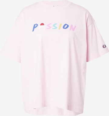 Champion Authentic Athletic Apparel Μπλουζάκι σε ροζ: μπροστά