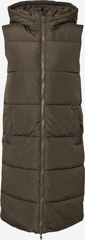 Gilet 'Bee' PIECES en marron : devant