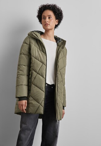 STREET ONE Winter Jacket in Green: front