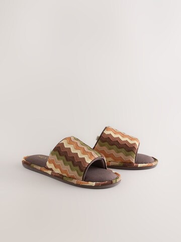 Pantoufle Next en marron