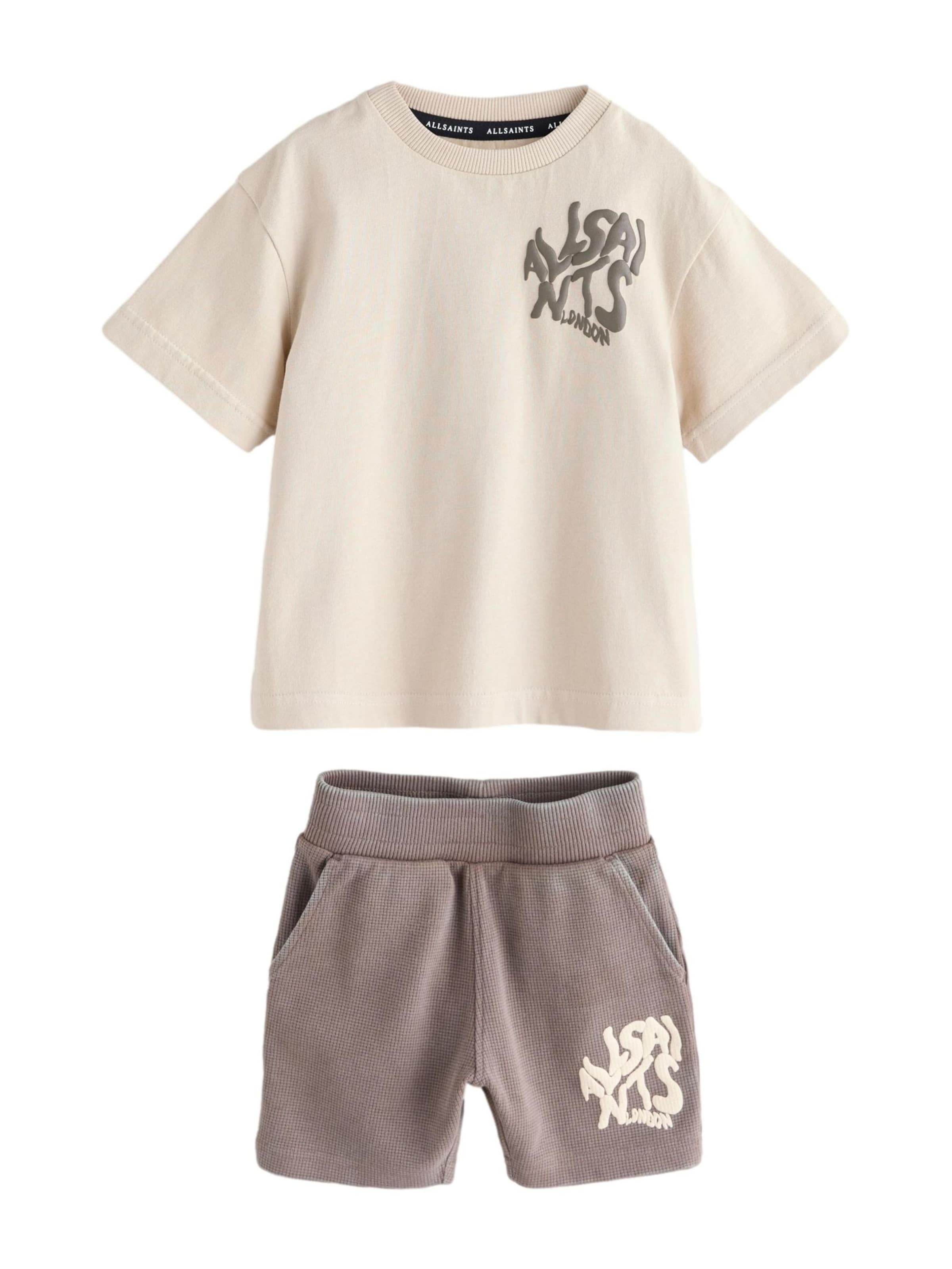 smALLSAINTS Комплект 'Orlando' в Бежевый: спереди
