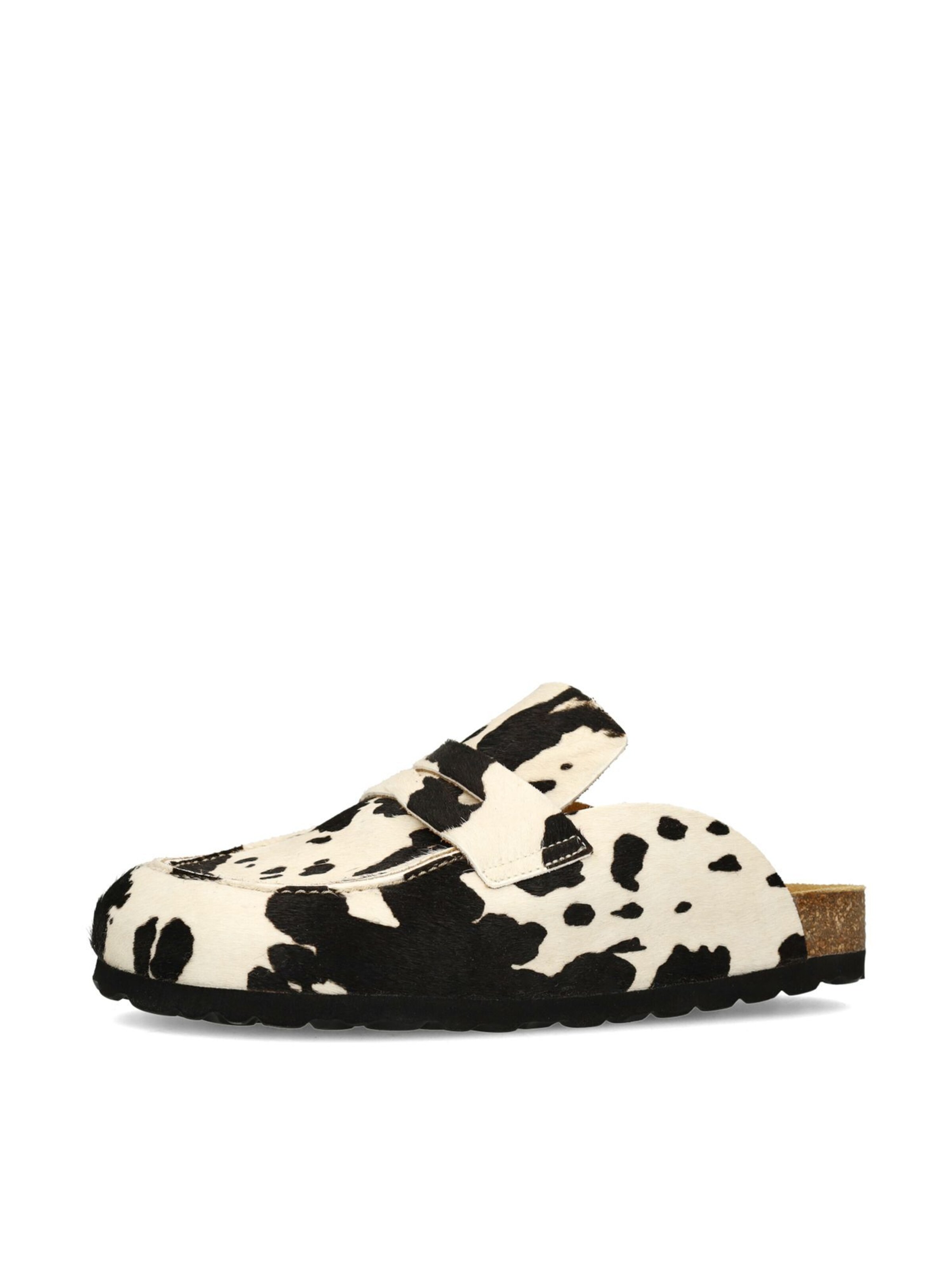 Mule SACHA en noir : devant