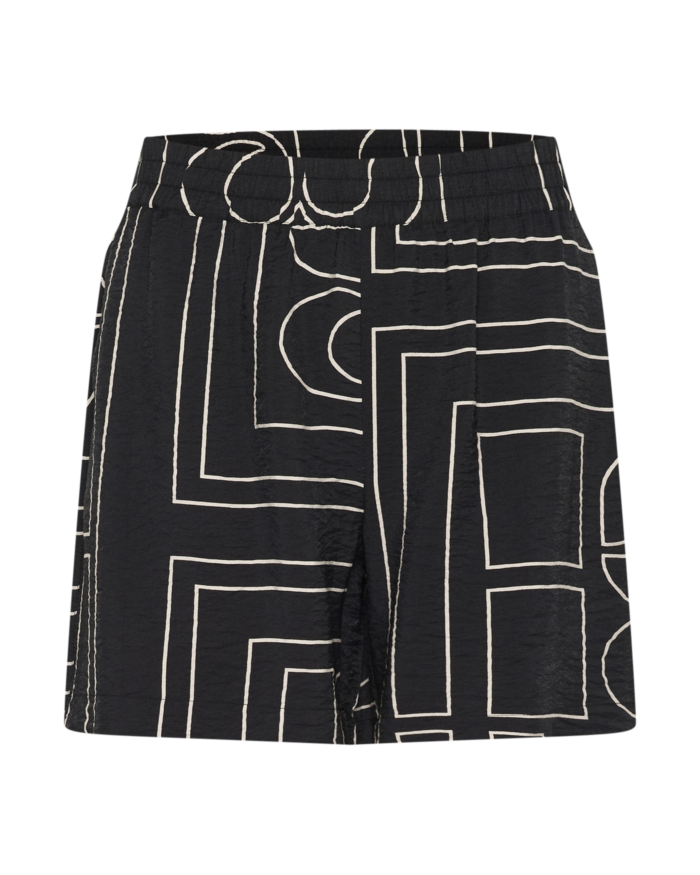 My Essential Wardrobe Regular Broek 'Kelly' in Zwart: voorkant