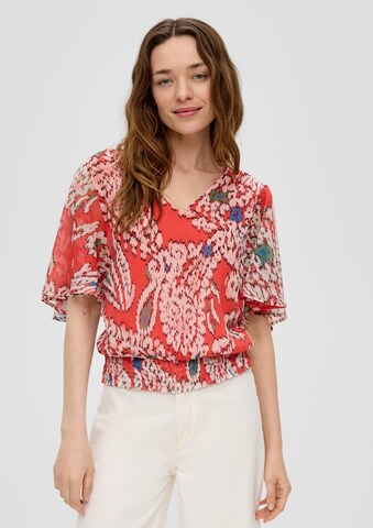 s.Oliver Blouse in Orange: front