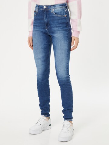 Tommy Jeans Skinny Jeans in Blue: front