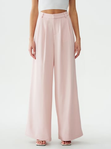 The Fated Zvonové kalhoty Kalhoty 'KATHY' – pink: přední strana