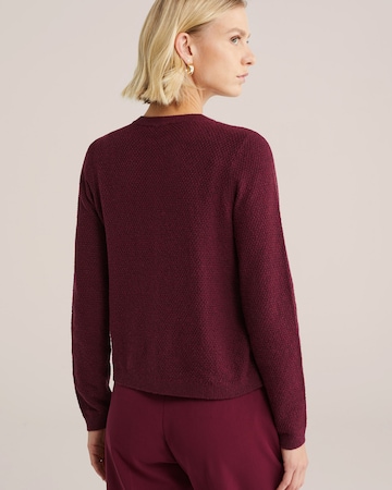 WE Fashion Neuletakki värissä punainen
