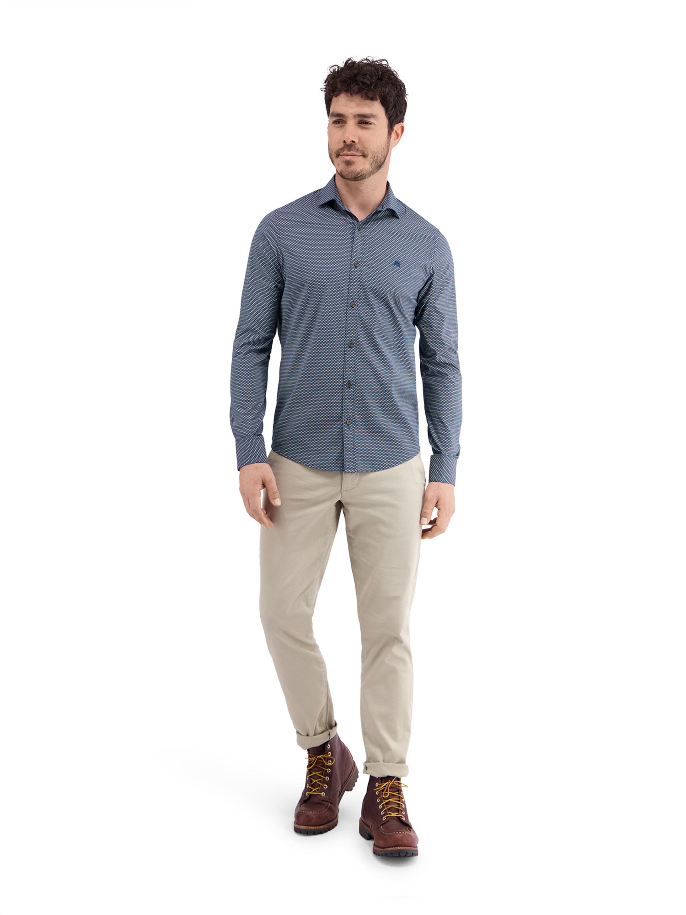 LERROS Regular Fit Hemd in Blau