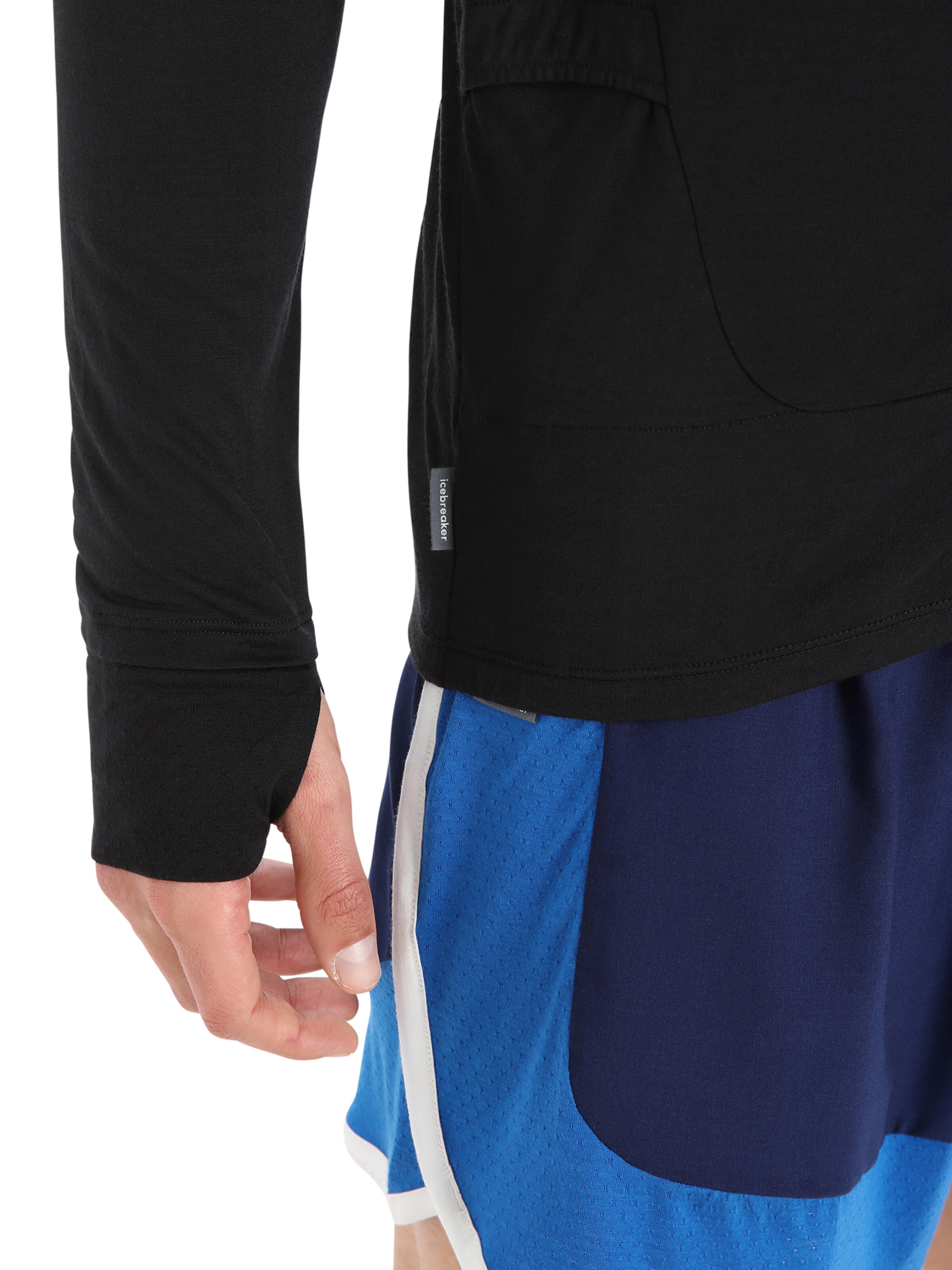 ICEBREAKERSportski gornji dio trenirke 'ZoneKnit' - crna boja