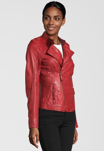 Apple of Eden Lederjacke 'DONUT' in Rot