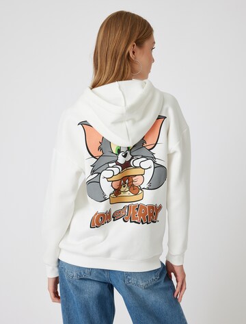 Koton Sweatshirt in Wit: voorkant