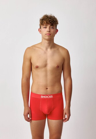 SNOCKS - Boxers em vermelho