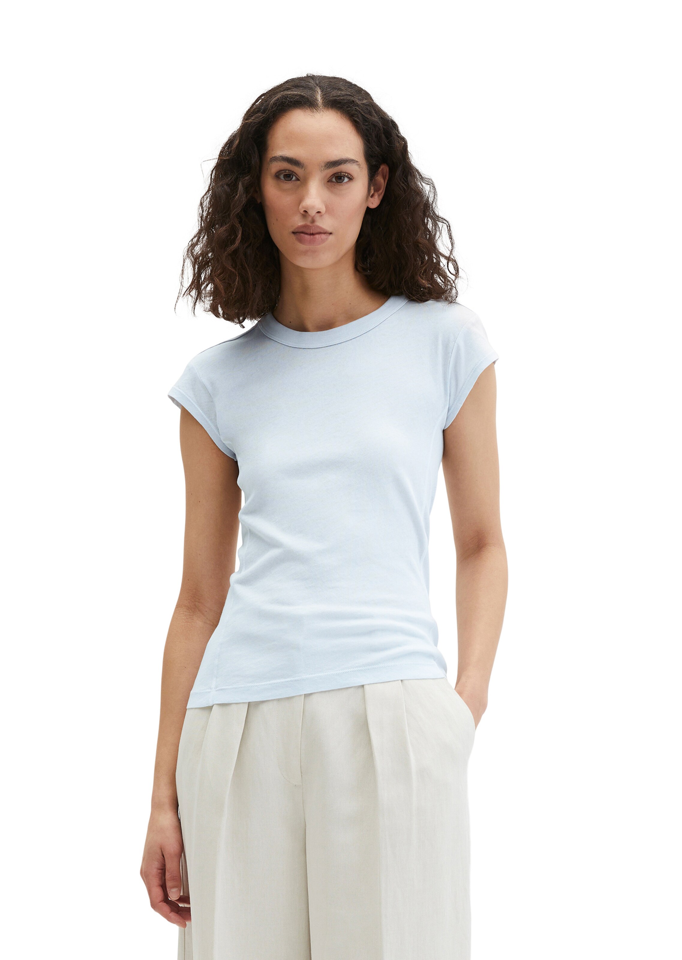 Marc O'Polo Shirt in Blauw: voorkant