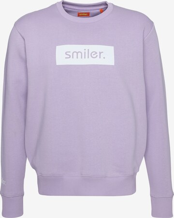 smiler. Pullover 'Cuddle' in Lila: predná strana