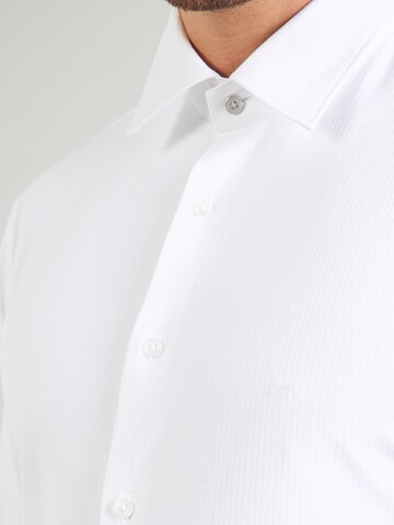 Michael Kors Slim fit Overhemd in Wit
