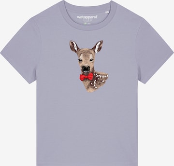 Maglietta ' Rehkitz ' di Watapparel in lilla: frontale
