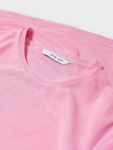 MANGO Majica 'POLLY' | roza barva