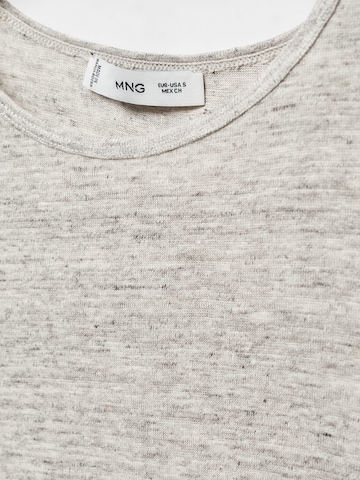MANGO Majica 'LINT' | siva barva