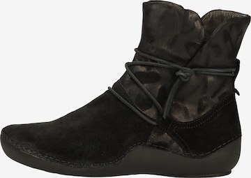 THINK! Lace-Up Ankle Boots in Black