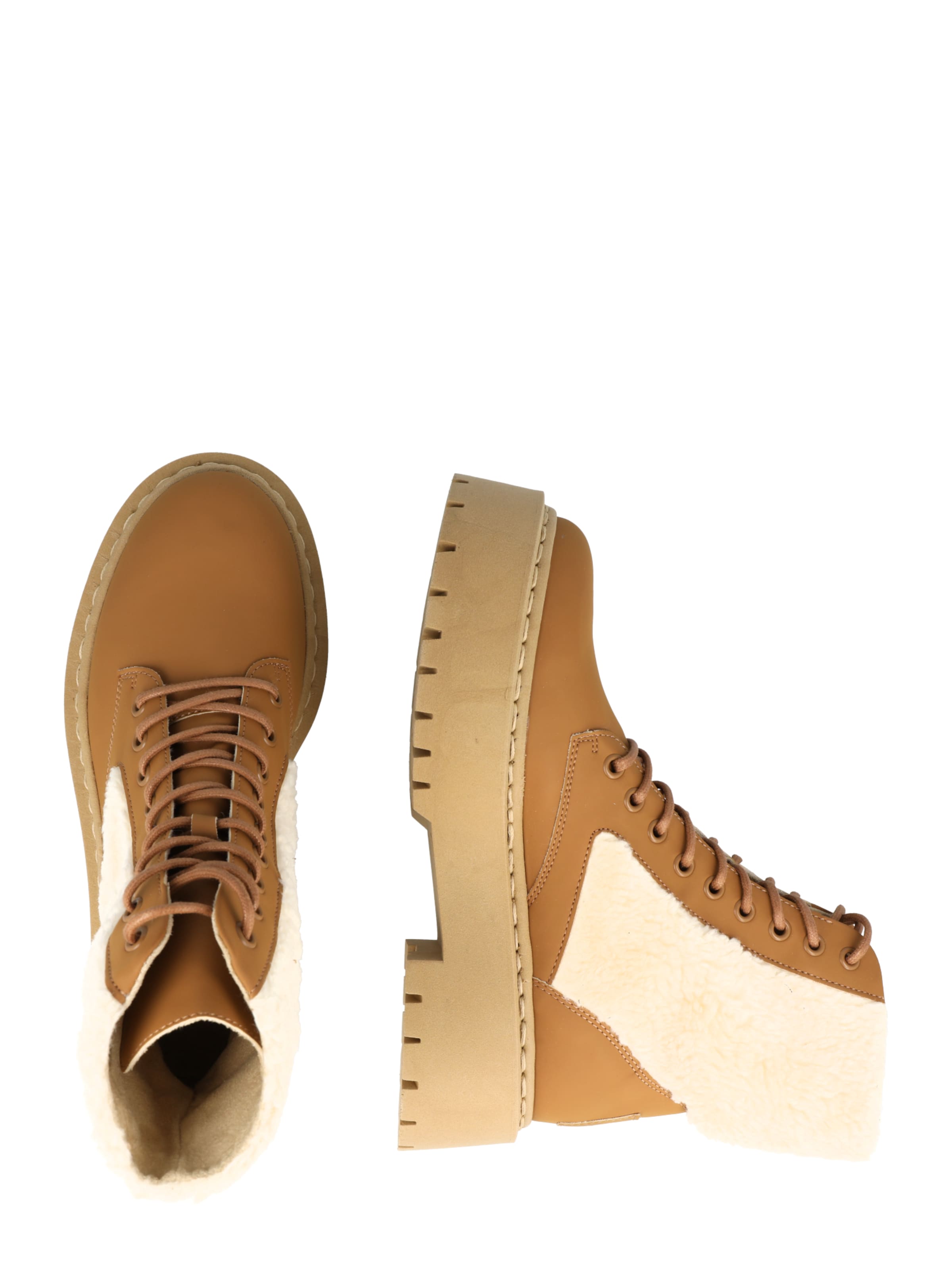 STEVE MADDEN Ботинки на шнуровке &#x27;SKETTLE&#x27; в Коричневый