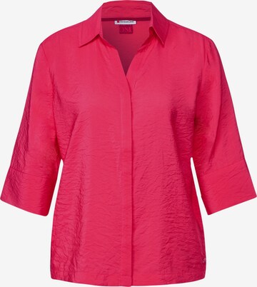 STREET ONE Blouse in Roze: voorkant