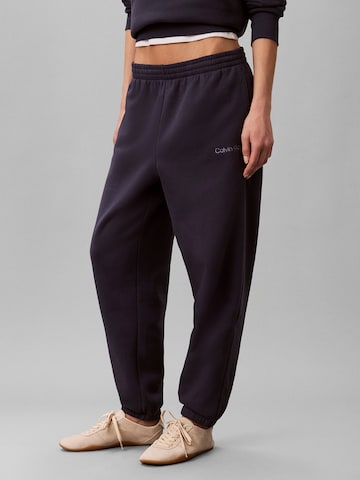 Loosefit Pantalon de sport Calvin Klein Sport en bleu : devant